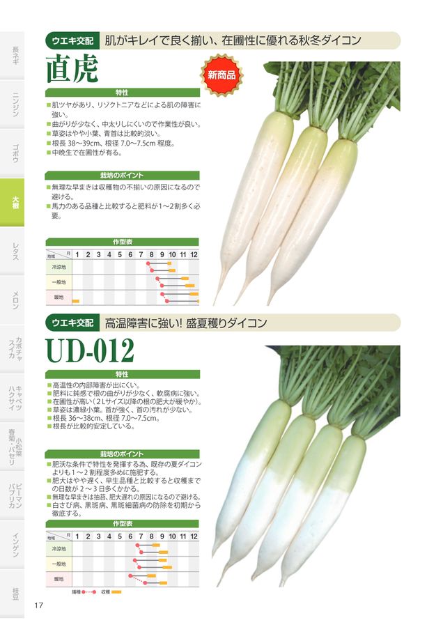 野菜の種カタログ 生産者様向け