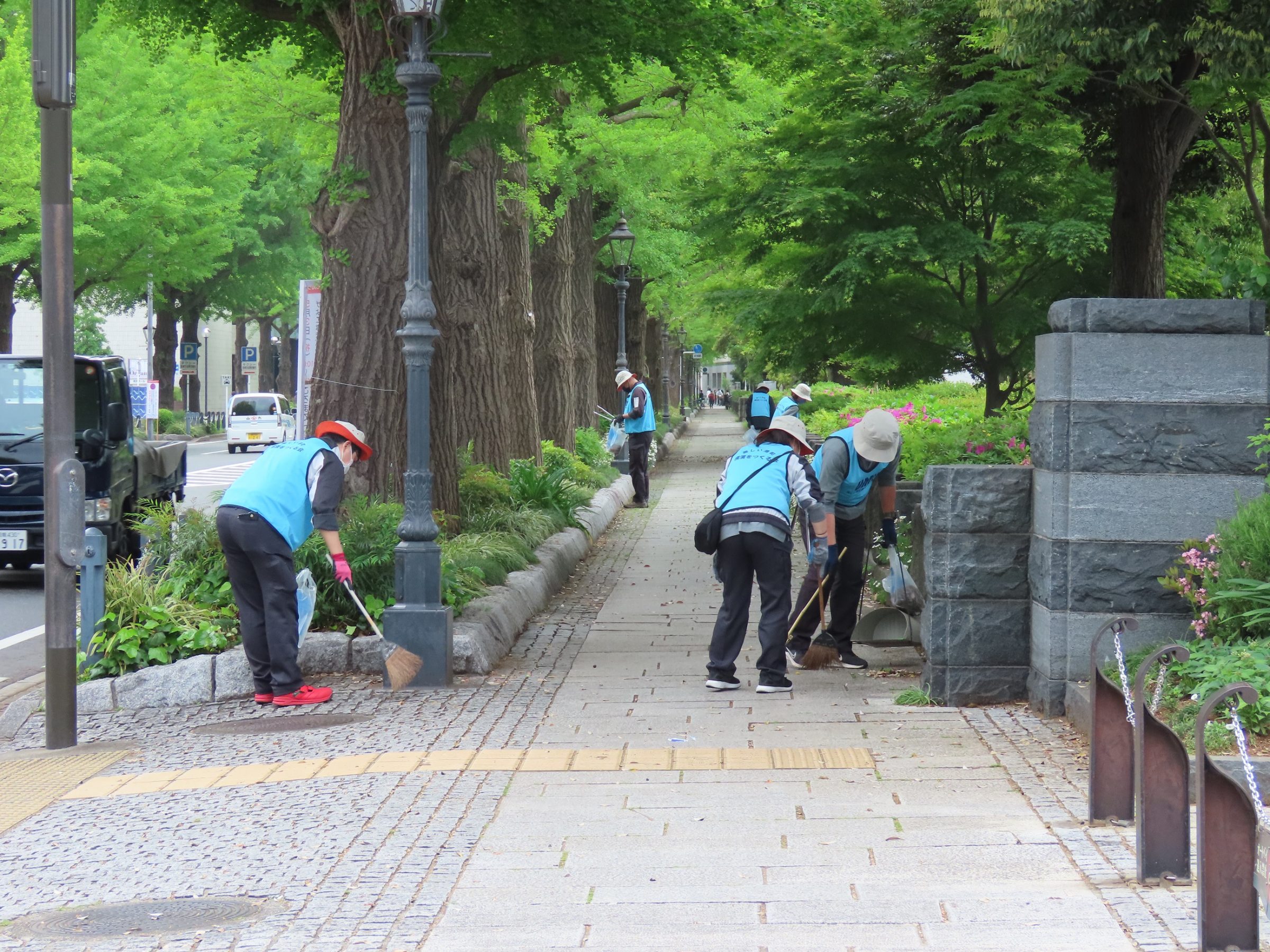 山下公園一斉清掃